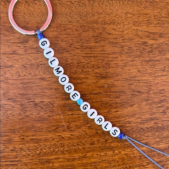 NEW GILMORE GIRLS letter bead keychain - Picture 1 of 4